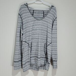 Champion silver and grey XL athletic hoodie